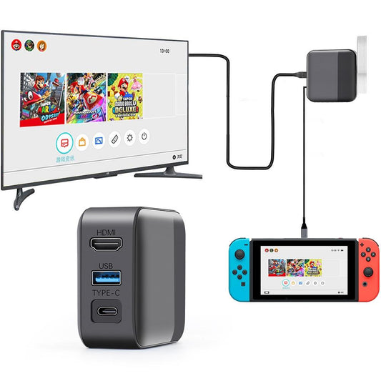 MultiHub Kompatibel med Nintendo Switch  3 in 1 Dock Set EU Version Generic
