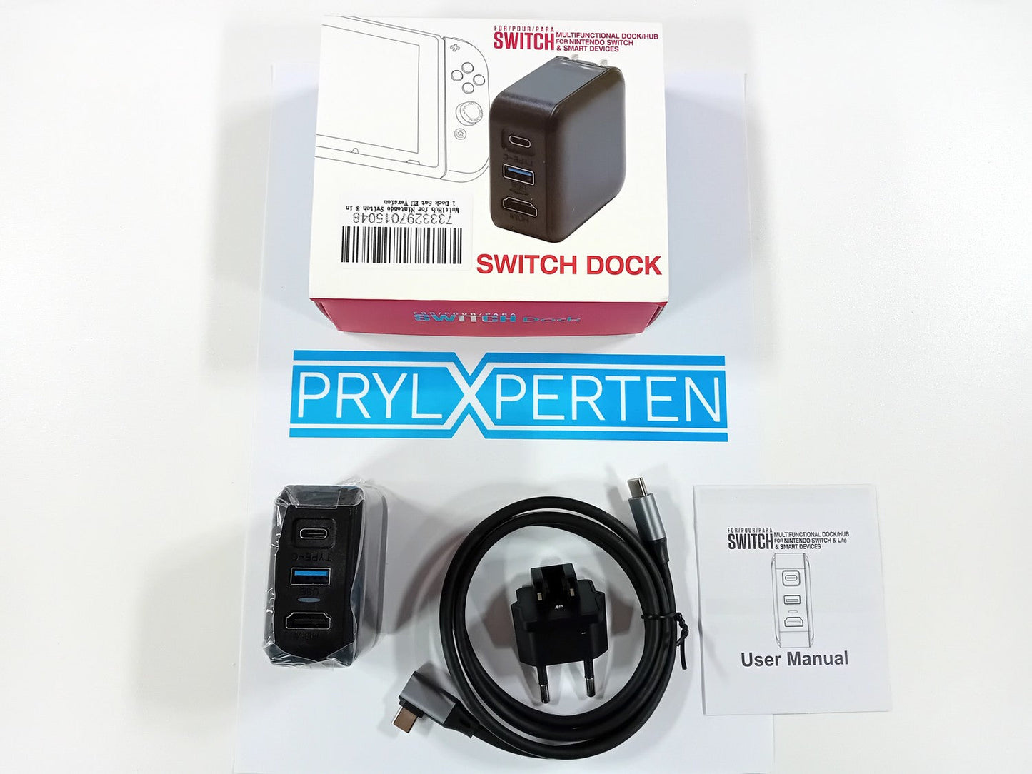 MultiHub Kompatibel med Nintendo Switch  3 in 1 Dock Set EU Version Generic