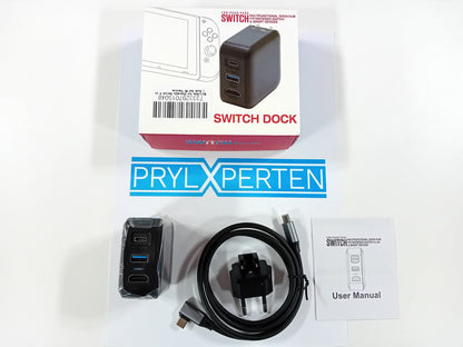 MultiHub Kompatibel med Nintendo Switch  3 in 1 Dock Set EU Version Generic