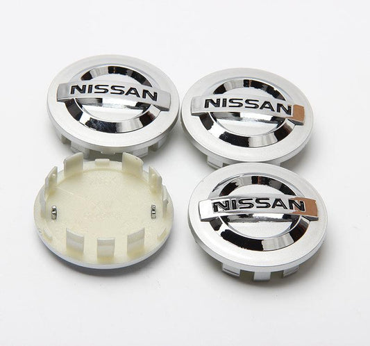 N1 - 60MM 4-pack Centrumkåpor Nissan Generic