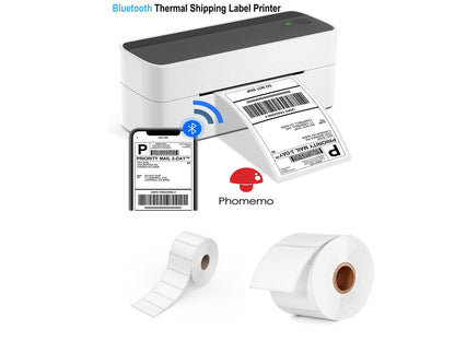 PHOMEMO PM-241-BT Bluetooth Fraktetikettskrivare Termisk med 900 etiketter Generic