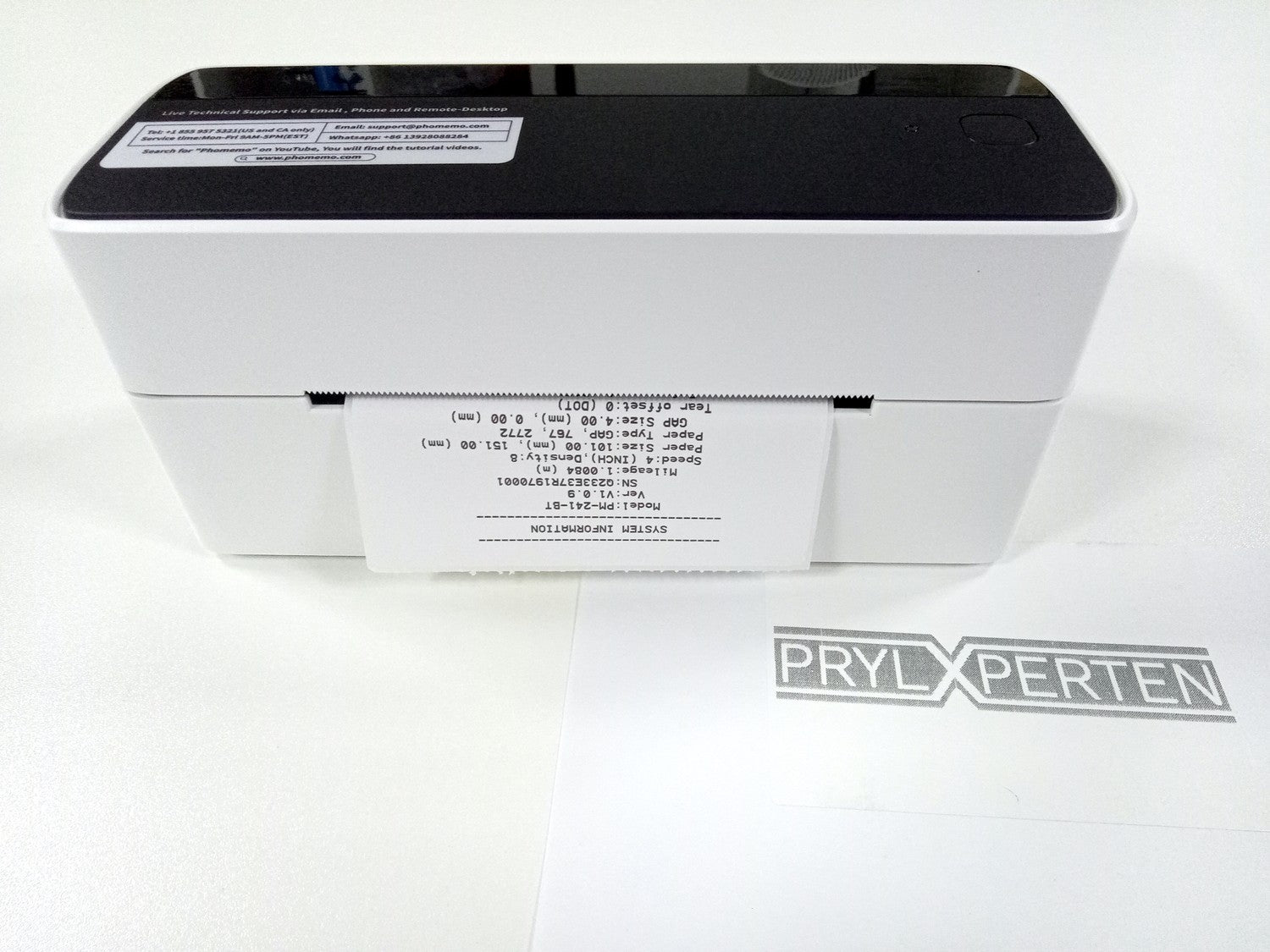 PHOMEMO PM-241-BT Bluetooth Fraktetikettskrivare Termisk med 900 etiketter Generic