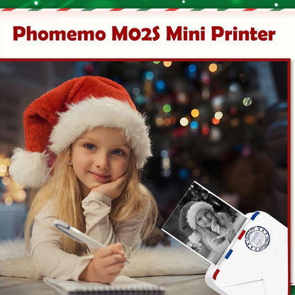 Phomemo M02S Termo Photo Skrivare 300dpi Med 7 Rullar Generic