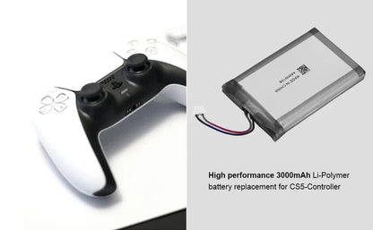 Ps5 Handkontroll Batteri Stor kapacitet 3000mAh Generic
