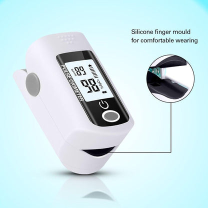 Pulsoximeter Syremätare Oximeter med stort tydlig display Generic