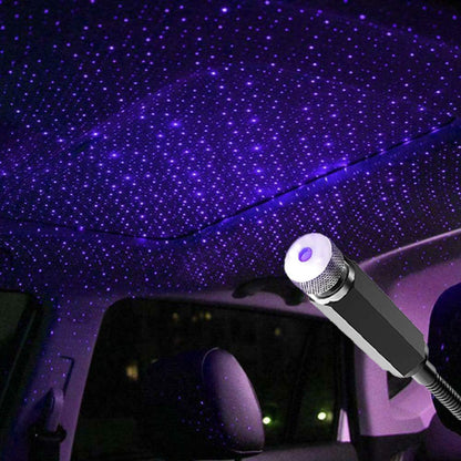 Lila USB driven stjärnljus till bilen, hemmet, sovrummet... Generic