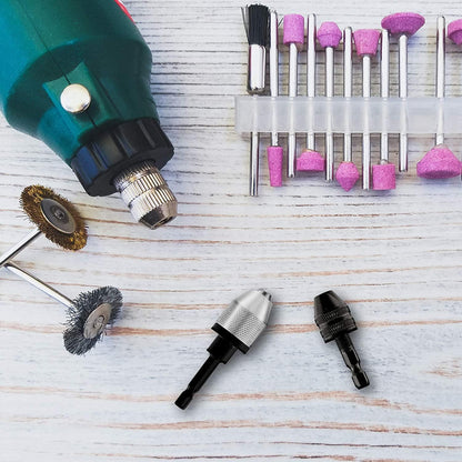 Snabbchuck med sexkantfäste 0.3-3MM,1/4" Generic