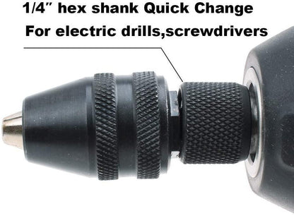 Snabbchuck med sexkantfäste 0.3-3MM,1/4" Generic