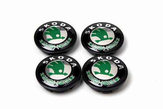 SK02- 56MM 4-pack Centrumkåpor Skoda Generic