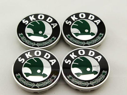 SK04 - 60MM 4-pack Centrumkåpor Skoda Generic