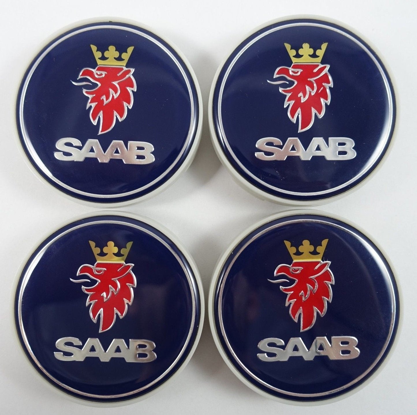 Saab02 - 63MM 4-pack Centrumkåpor Saab Generic