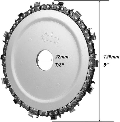 Sågklinga, Kapskiva med sågkedja för vinkelslip 125mm Generic