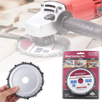 Sågklinga, Kapskiva med sågkedja för vinkelslip 125mm Generic