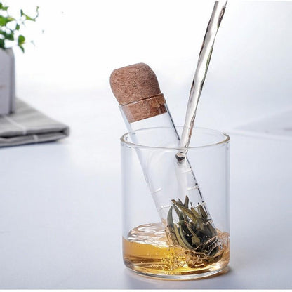 Smakfull och elegant teinfuserare tea tesil i glas Generic