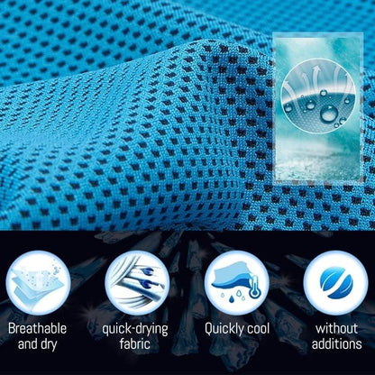 Snabbtorkande träningshandduk Kylande Ultraabsorberande Handduk Mjuk Microfiber Generic