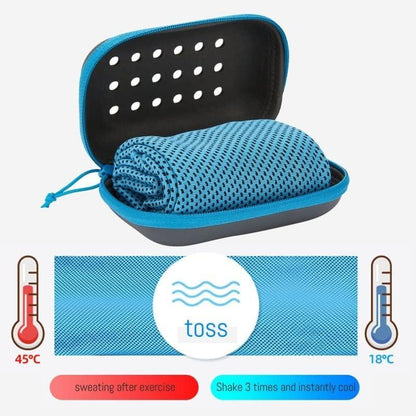 Snabbtorkande träningshandduk Kylande Ultraabsorberande Handduk Mjuk Microfiber Generic