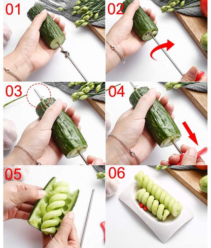 Spiral Slicer Grönsaksskärare, Rotfruktsskärare Generic