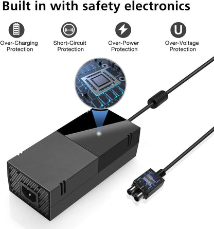 Strömadapter AC adapter till Microsoft Xbox One Generic