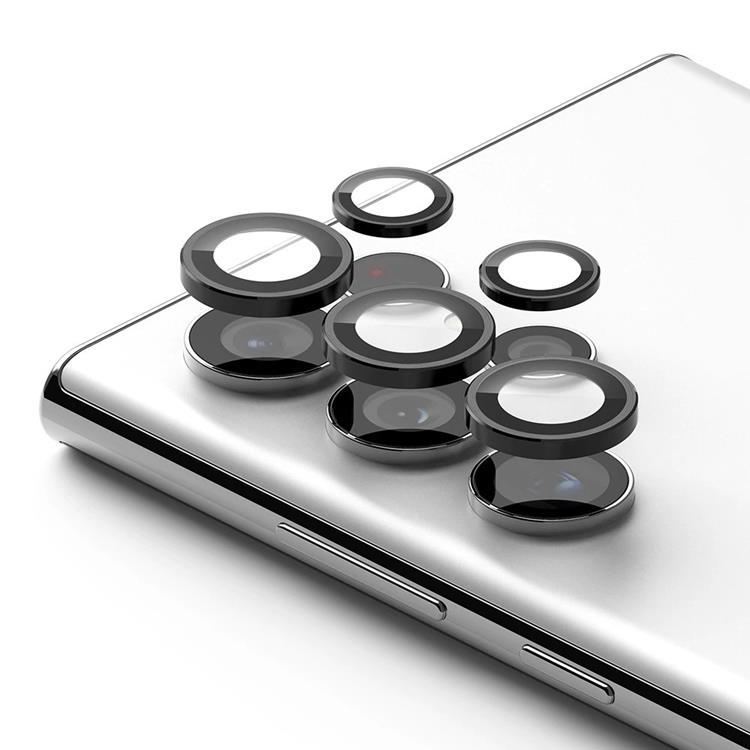 Svart Samsung S22 Ultra Kamera Linsskydd Generic