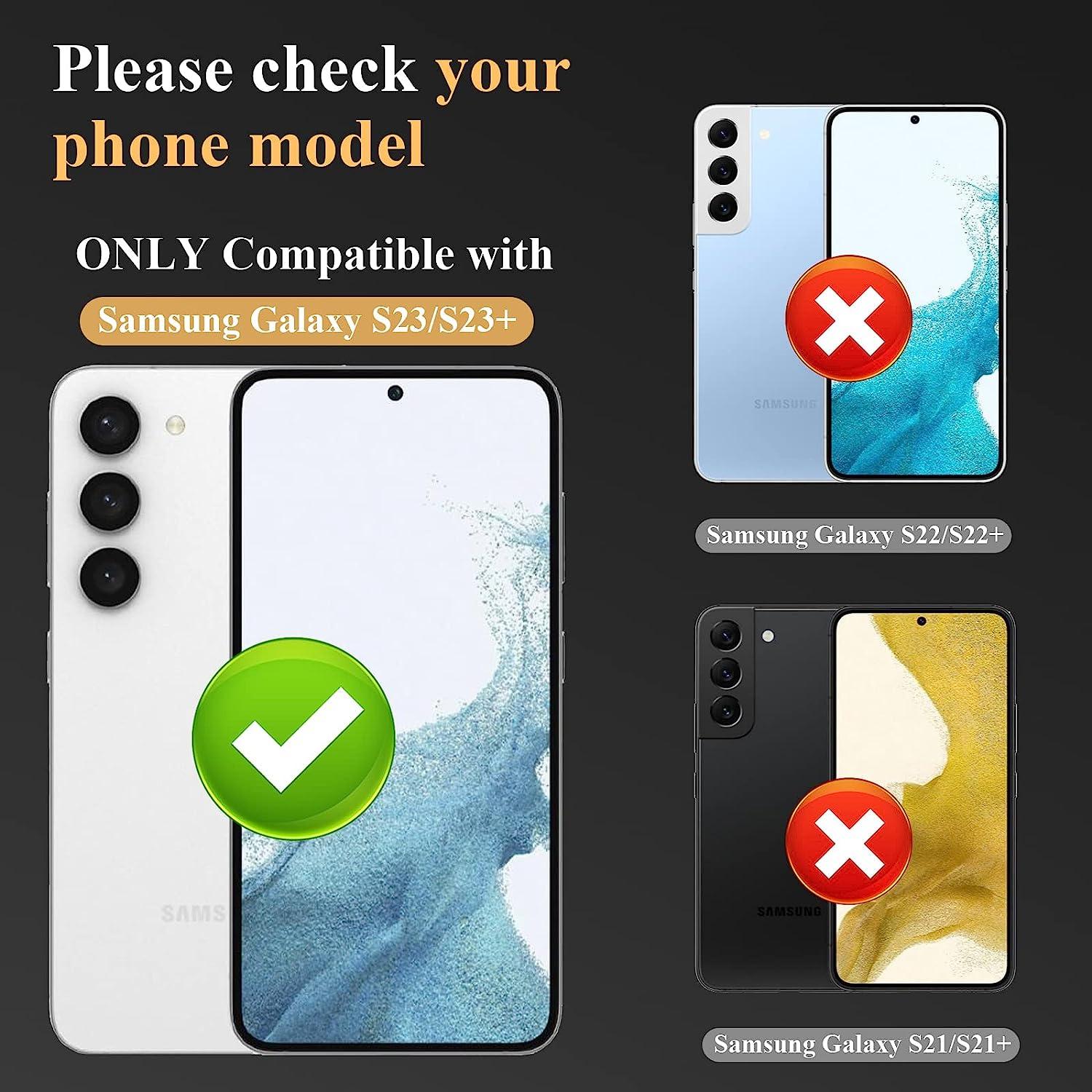 Svart Samsung  S23 / S23 Plus Kamera Linsskydd Generic