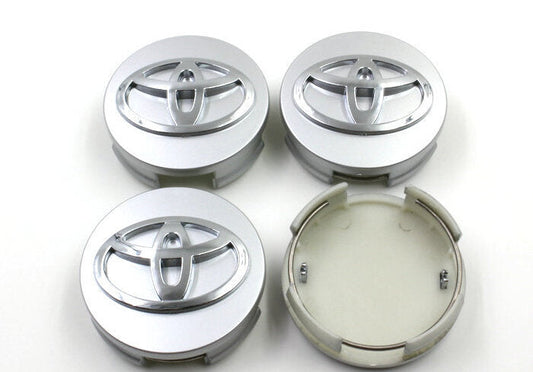 TO01- 62MM  4-pack Centrumkåpor Toyota Generic