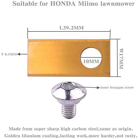 Titanbelagda knivar till Honda Miimo robotgräsklippare 9st Generic