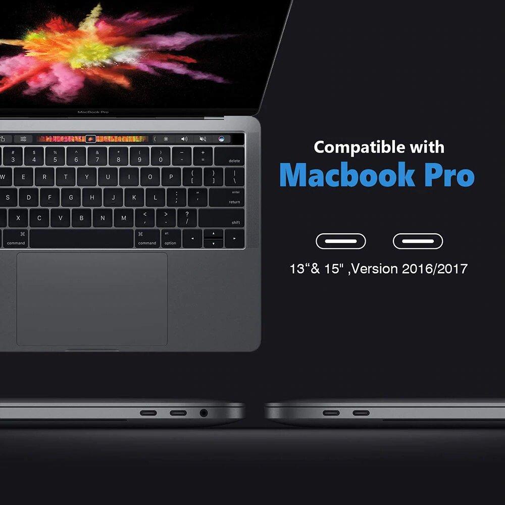 USB C Hub Thunderbolt 6 i 1 med 2x USB C Hanar Generic