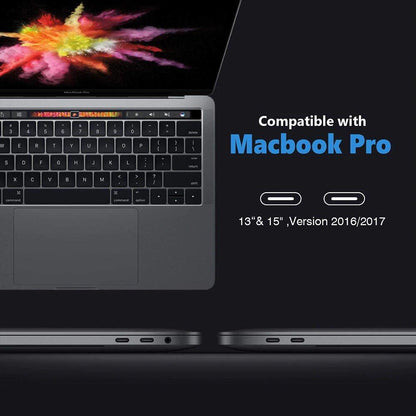 USB C Hub Thunderbolt 6 i 1 med 2x USB C Hanar Generic