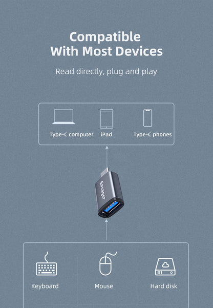 USB Hane till USB-C Hona dataöverföring med hög hastighet, USB A till USB C Generic