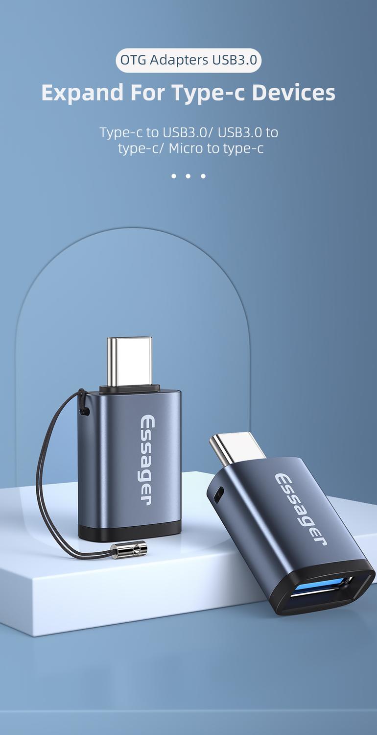 USB Hane till USB-C Hona dataöverföring med hög hastighet, USB A till USB C Generic
