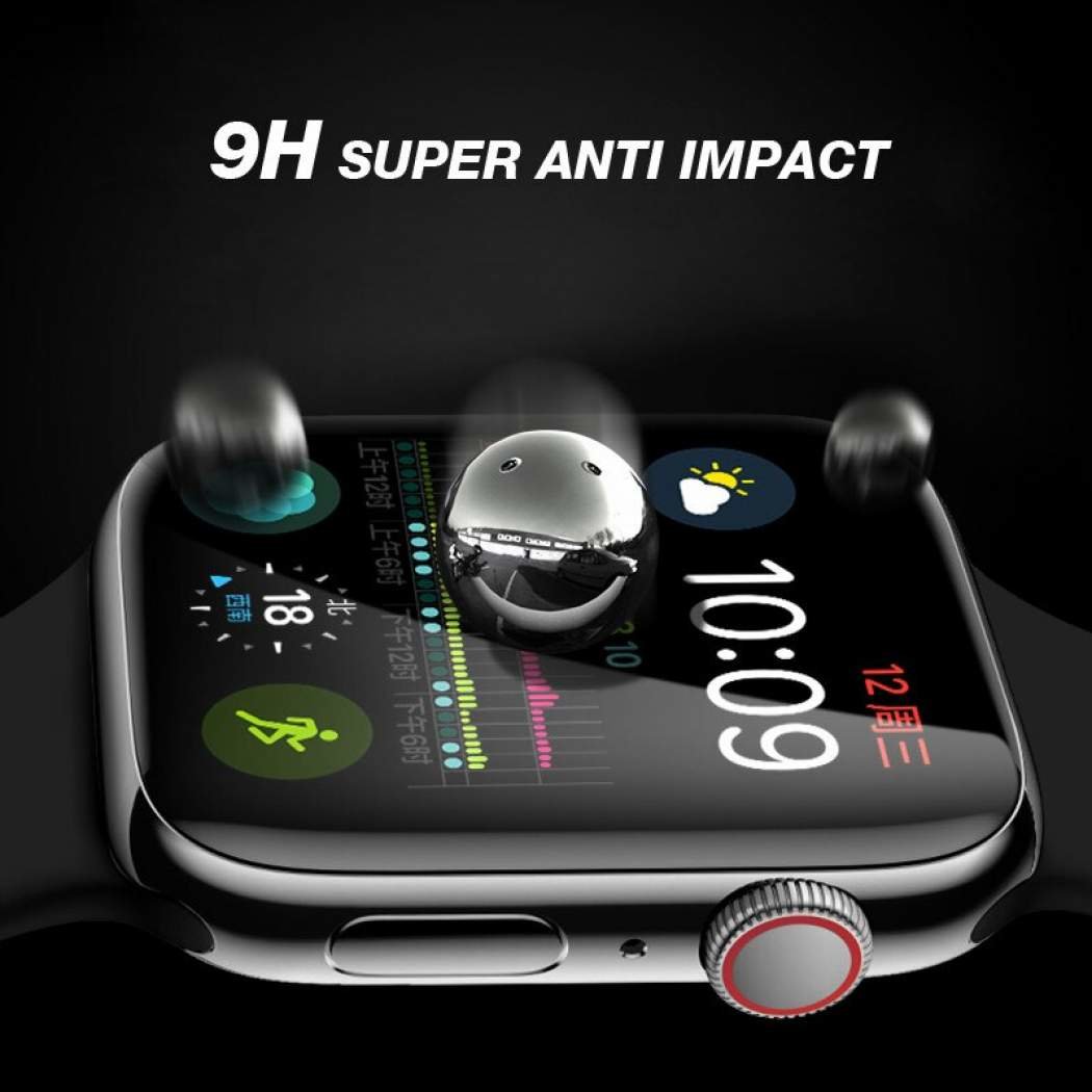 UV Ljus Displayskydd i härdat glas till Apple Watch 38mm Generic