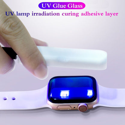 UV Ljus Displayskydd i härdat glas till Apple Watch 38mm Generic