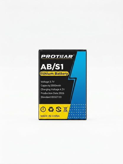 Uppladdningsbart Batteri Protear AB/S1 (2000mAh) – Passar ZX104DAB Hörselskydd Technology Of Sweden AB