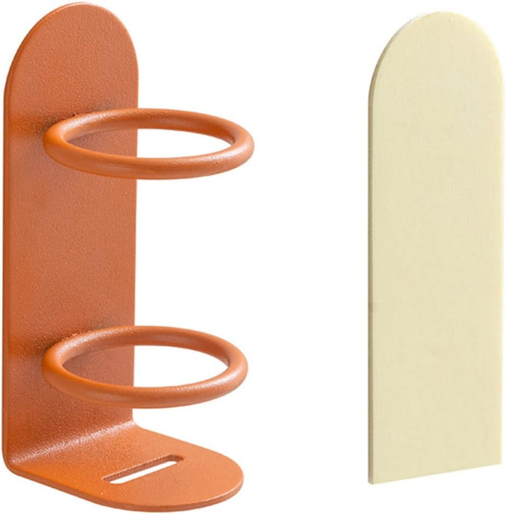 Vägghållare till eltandborsten metall orange Generic