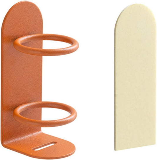 Vägghållare till eltandborsten metall orange Generic