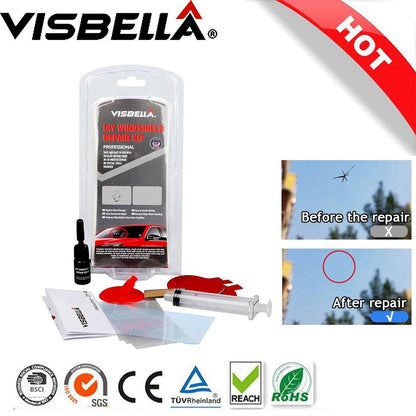 Visbella Stenskottslagning Kit Vindrutereparation Generic