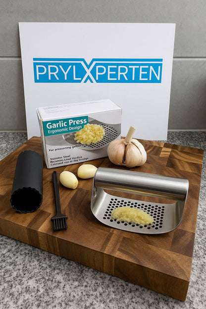 Vitlökspress i Rostfritt Stål – Ergonomisk, Effektiv & Hållbar Generic