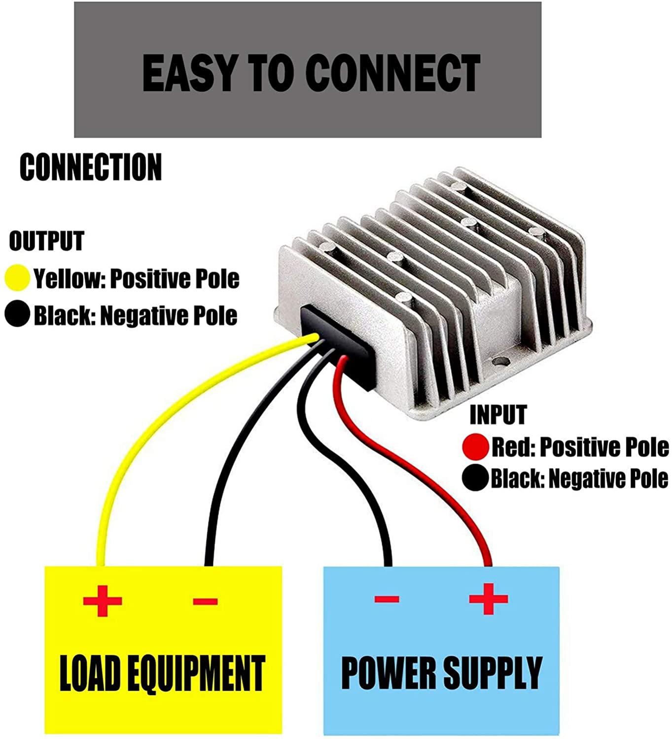 Spänningsomvandlare 12V till 24V omvandlare 10A 240W Generic