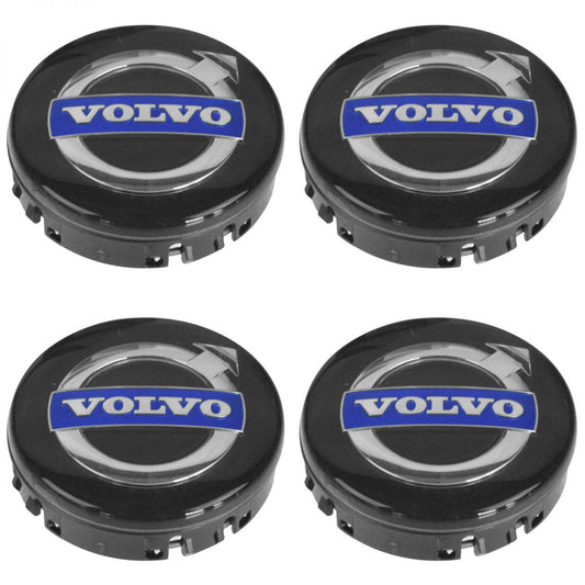Volvo03 - 64MM 4-pack Centrumkåpor Volvo Generic