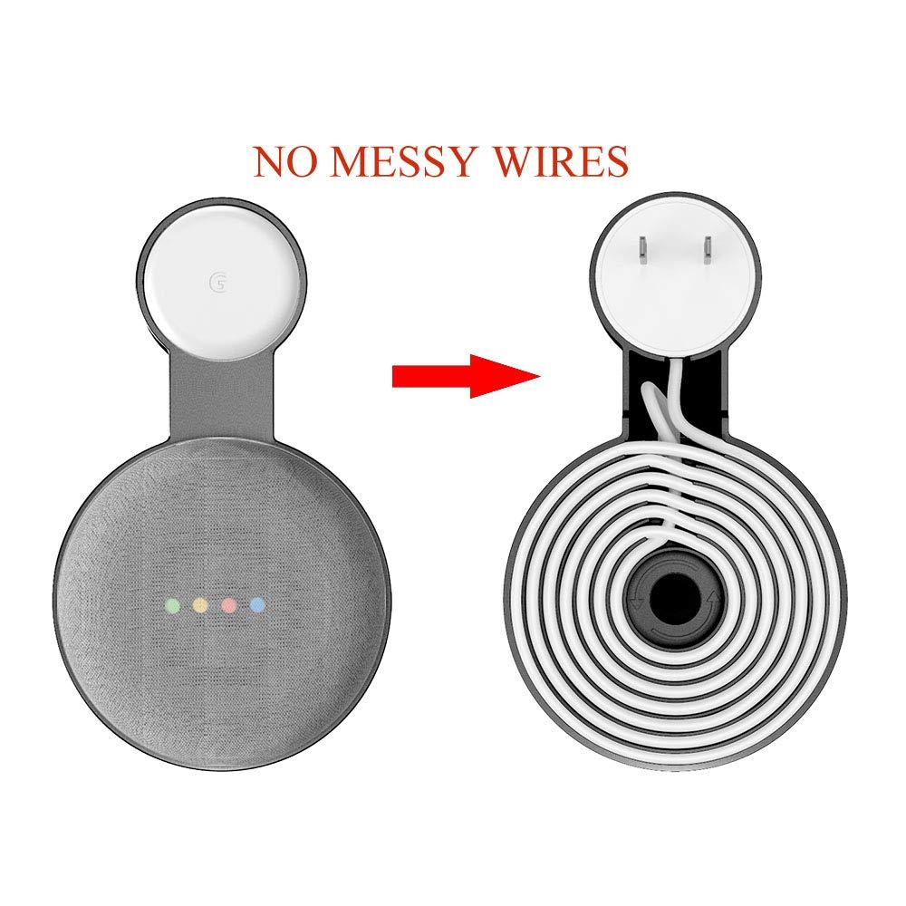 Väggfäste / Hängare till Google Nest Mini Gen 2 Svart Generic