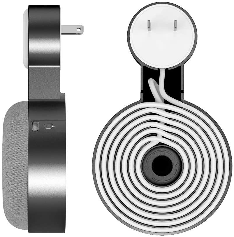 Väggfäste / Hängare till Google Nest Mini Gen 2 Svart Generic