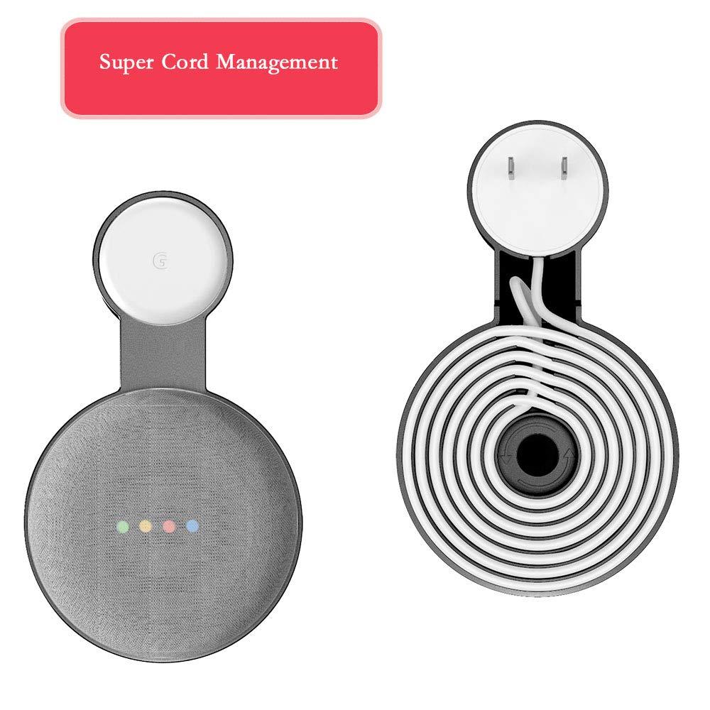 Väggfäste / Hängare till Google Nest Mini Gen 2 Svart Generic