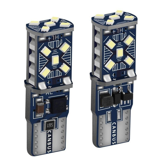 Vit Cambus 2X T10 W5W 15st smd WY5W 168 501 2825 12V-24V Generic