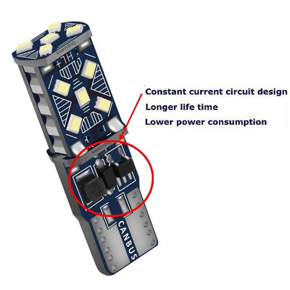Vit Cambus 2X T10 W5W 15st smd WY5W 168 501 2825 12V-24V Generic