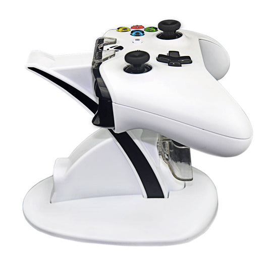 Vit Laddnings ställ Dockningsstation Laddstation för Xbox One S kontroller Generic