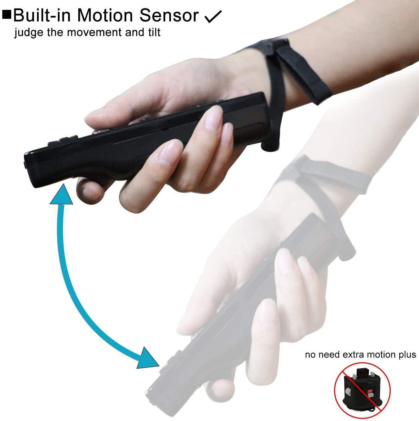 Wii Remote Plus + Nunchuck Motion Plus (Svart) Generic