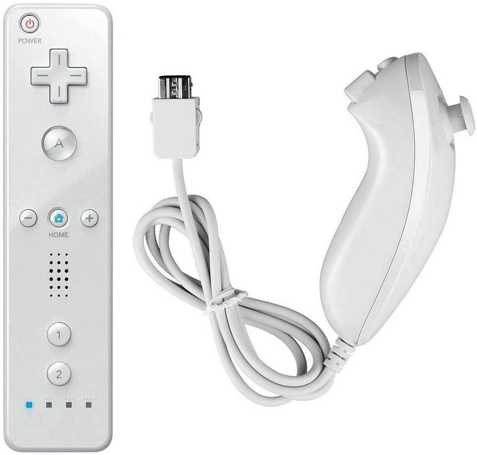 Wii Remote Plus + Nunchuck Motion Plus (Vit) Generic
