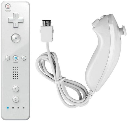 Wii Remote Plus + Nunchuck Motion Plus (Vit) Generic