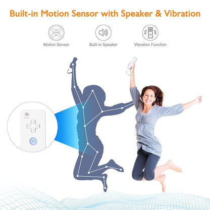 Wii Remote Plus + Nunchuck Motion Plus (Vit) Generic
