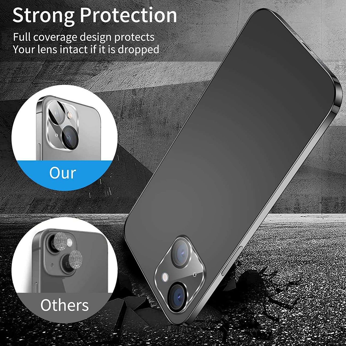 iPhone 14 / iPhone 14 Plus Kamera Linsskydd Generic